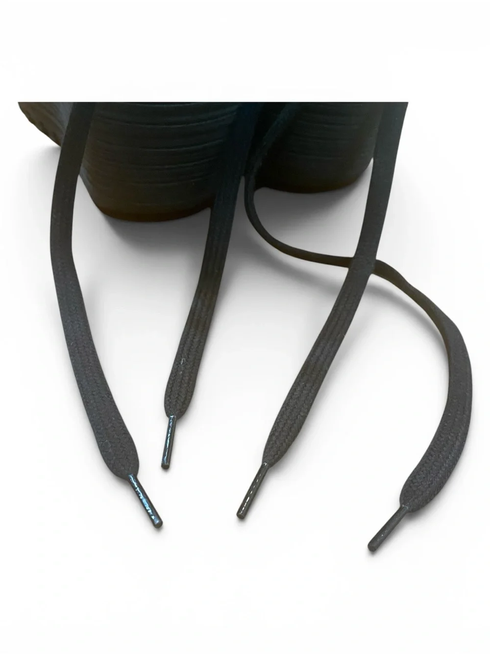 Fly London YUZU Black Leather Peep-Toe Wedge Sandals with Back Tie, EU 37. - Picture 10 of 11